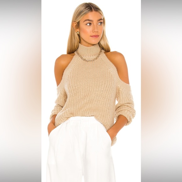 MAJORELLE Sweaters - Majorelle Cold Shoulder Sweater Size Small